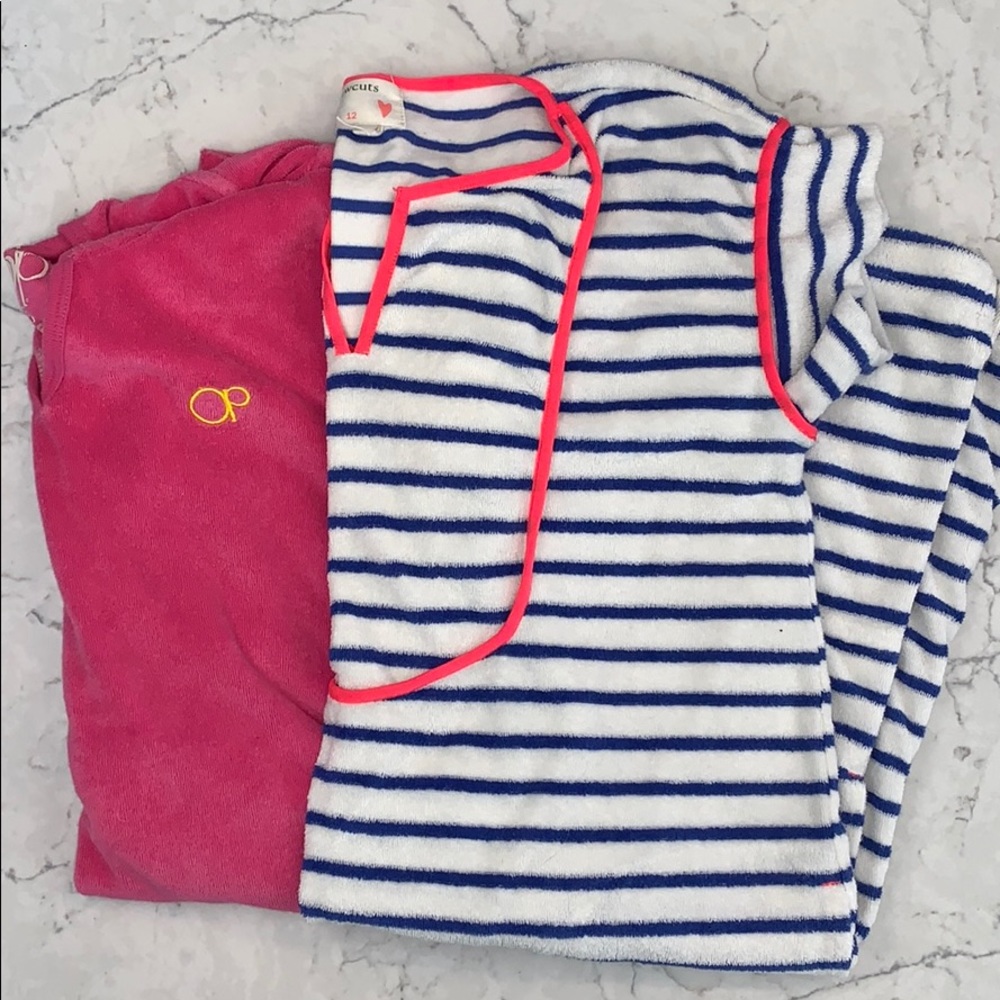 Two terrycloth dresses